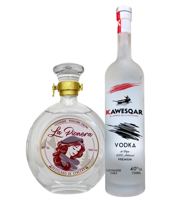 Duo Mix Cherry Spirit and Kawesqar Premium Potato Vodka