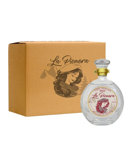 Rakia Destilado de Cerezas La Pionera Caja de 6 botellas 500ml
