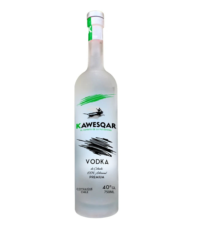 Vodka de cebada Premium Kawesqar 750ml
